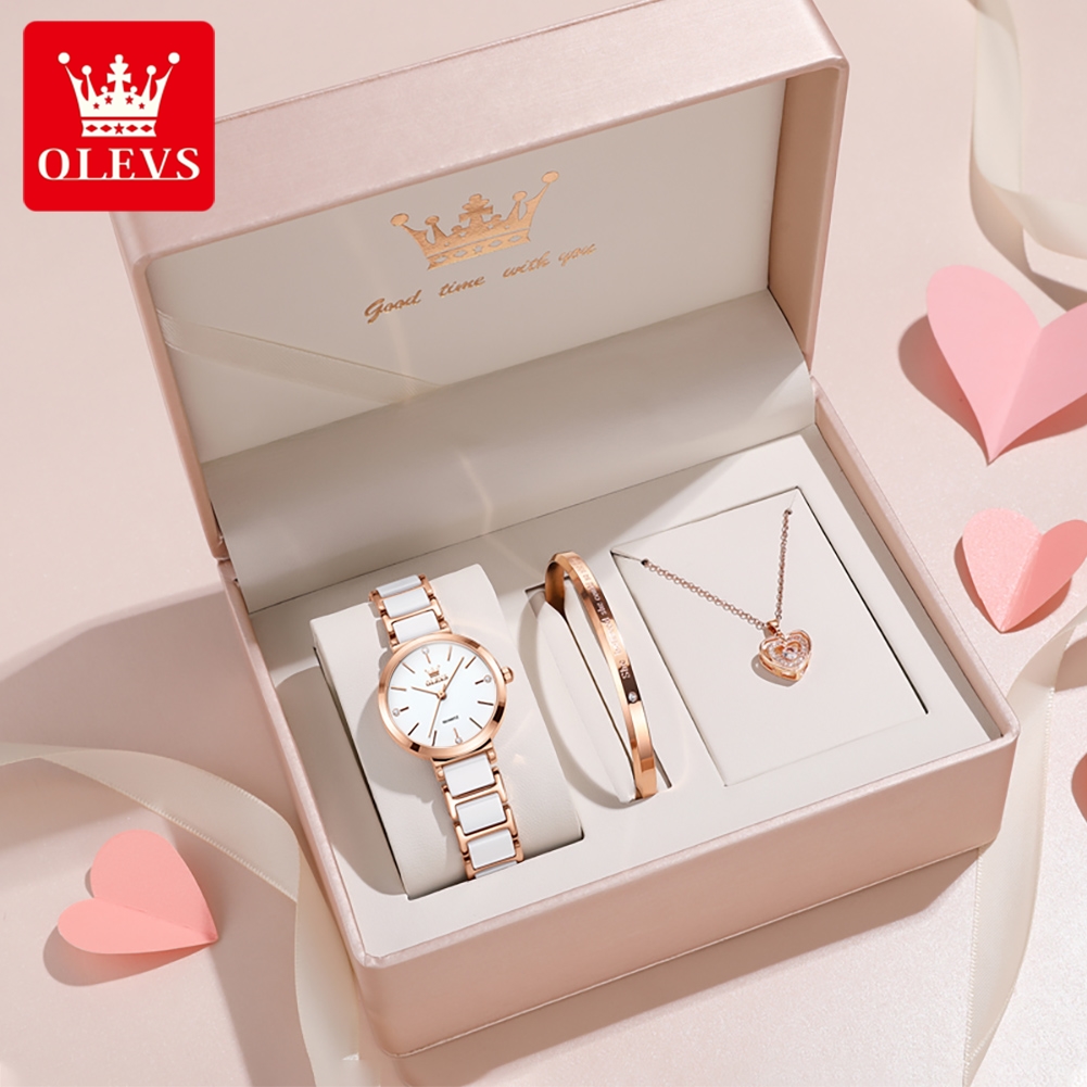 Luxury Watch Storage - OLEVS Women Watch 5877 Luxury Elegant