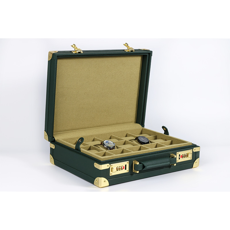 Luxury Watch Design - OEM ODM Luxury 15 Slots Green