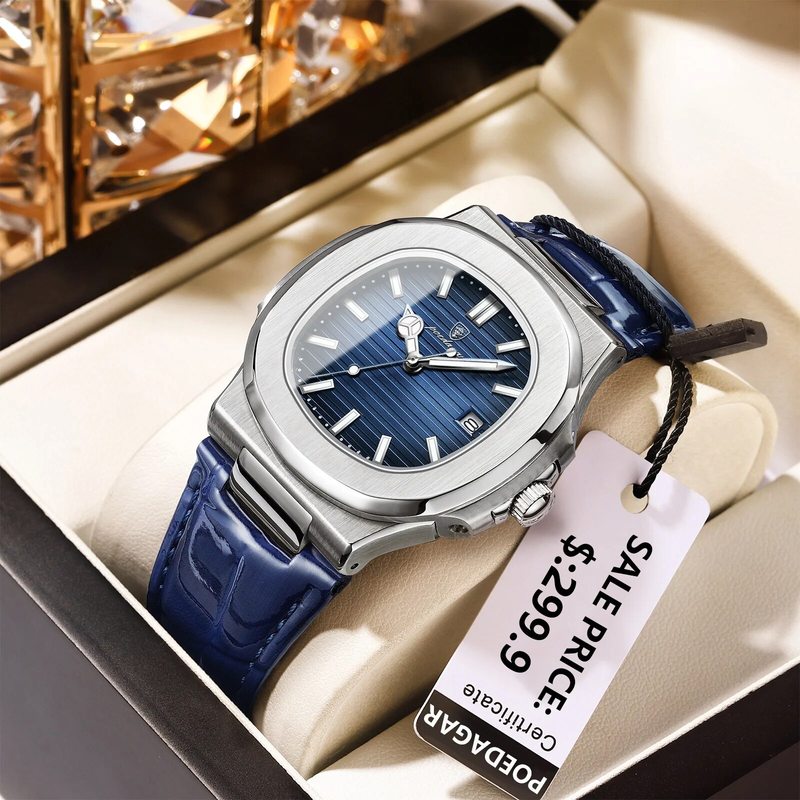 Luxury Watch Hublot - POEDAGAR Top Luxury Square Man Watch