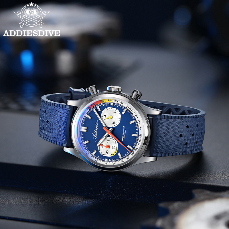 ADDIESDIVE Men Quartz Chronogr - Luxury Watch Rubber Strap recension och pris