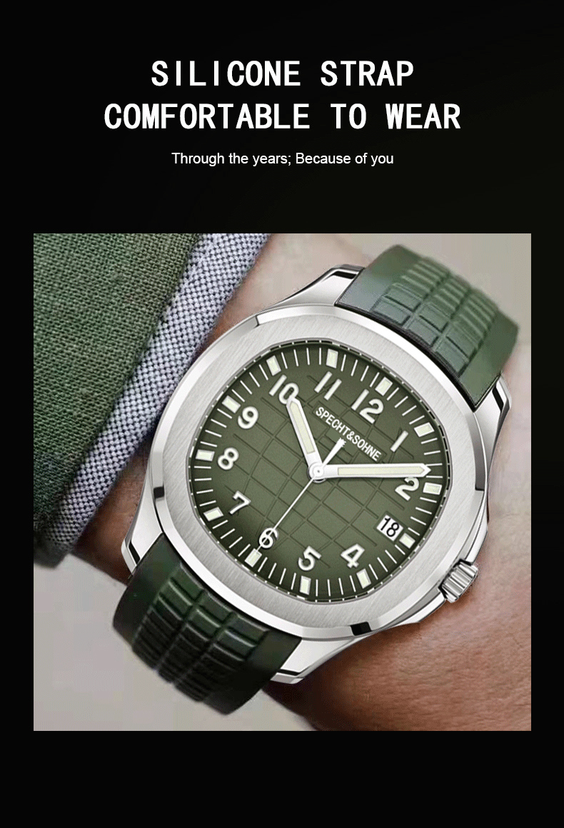 2025 New Men's Watches Automat - Luxury Watch Rubber Strap recension och pris