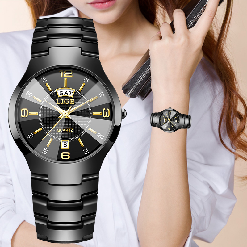 LIGE Fashion Elegant Women's W - Luxury Watch recension och pris
