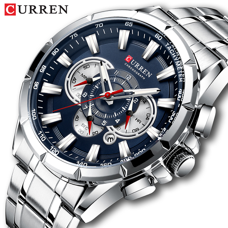 CURREN Wrist Watch Men Waterpr - Zen Luxury Watch recension och pris