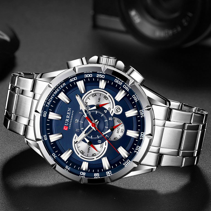 CURREN Wrist Watch Men Waterpr - Zen Luxury Watch recension och pris