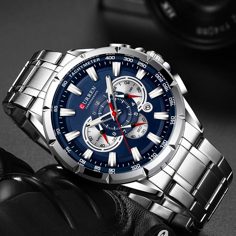 CURREN Wrist Watch Men Waterpr - Zen Luxury Watch recension och pris