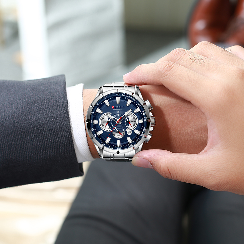 CURREN Wrist Watch Men Waterpr - Zen Luxury Watch recension och pris