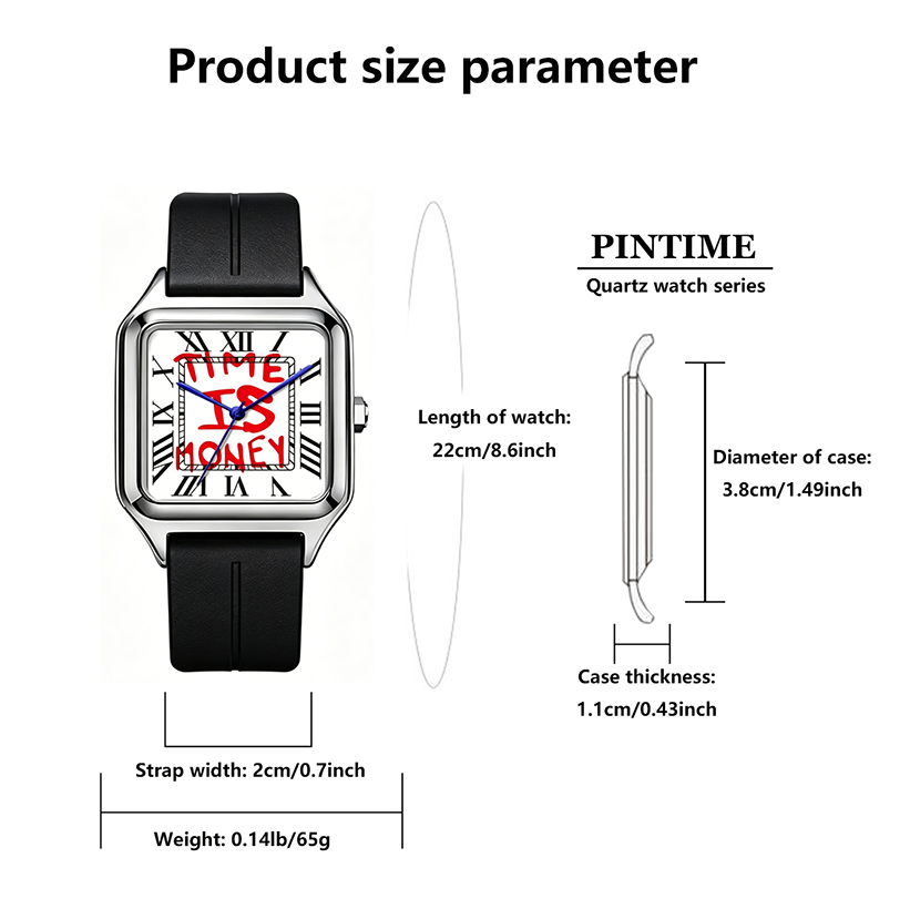 FUCK9.5 Square Fashionable Ele - Luxury Watch Rubber Strap recension och pris