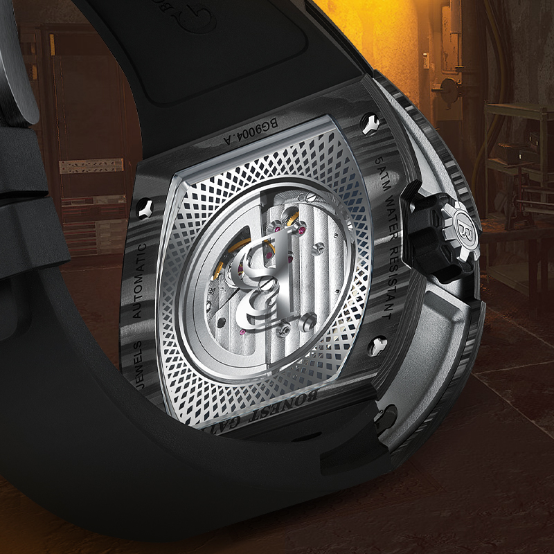 BONEST GATTI Men's Mechanical  - Luxury Watch Rubber Strap recension och pris