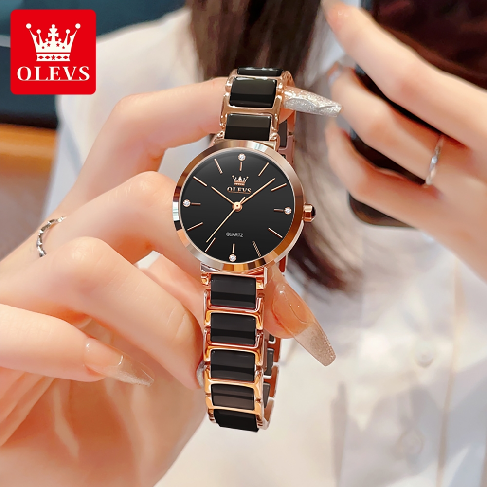 OLEVS Women Watch 5877 Luxury  - Luxury Watch Storage recension och pris