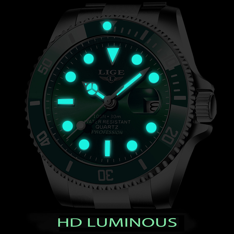 LIGE Top Brand Luxury Fashion  - Zen Luxury Watch recension och pris