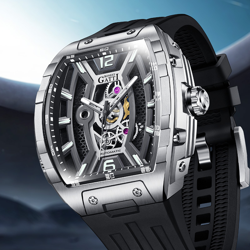 BONEST GATTI Germany Automatic - Luxury Watch Rubber Strap recension och pris