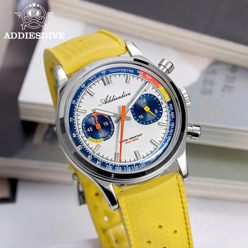 ADDIESDIVE Fashion Men's Quart - Luxury Watch Rubber Strap recension och pris