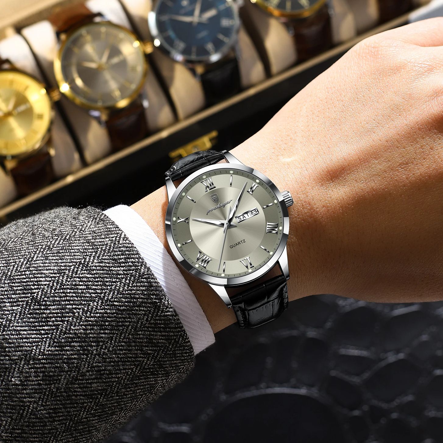 POEDAGAR Luxury Fashion Men's  - Luxury Watch Price recension och pris