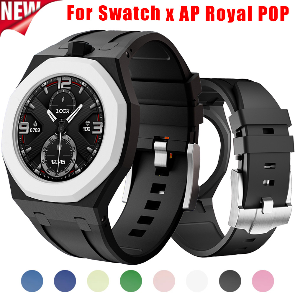 PC Case Rubber Strap for Swatc - Luxury Watch Rubber Strap recension och pris
