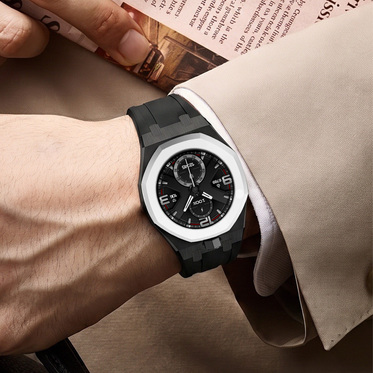 PC Case Rubber Strap for Swatc - Luxury Watch Rubber Strap recension och pris