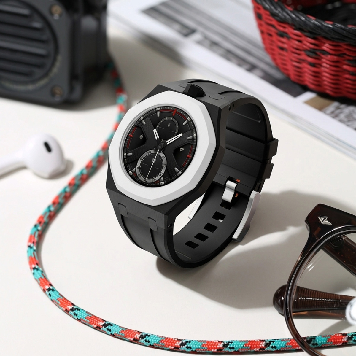 PC Case Rubber Strap for Swatc - Luxury Watch Rubber Strap recension och pris
