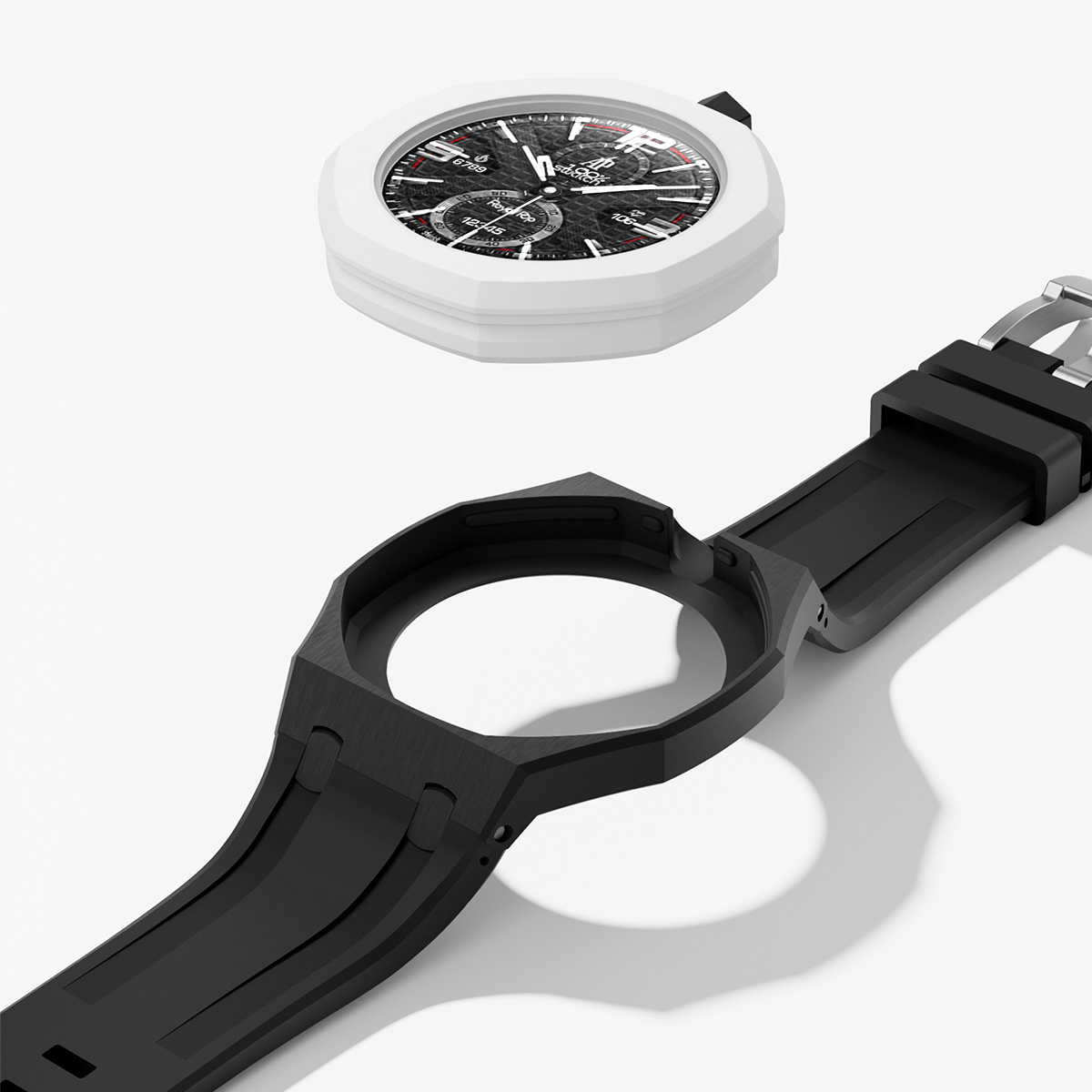 PC Case Rubber Strap for Swatc - Luxury Watch Rubber Strap recension och pris