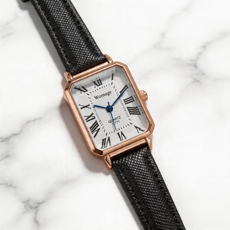 Fashion Rectangle Quartz Watch - Luxury Watch For Girls recension och pris