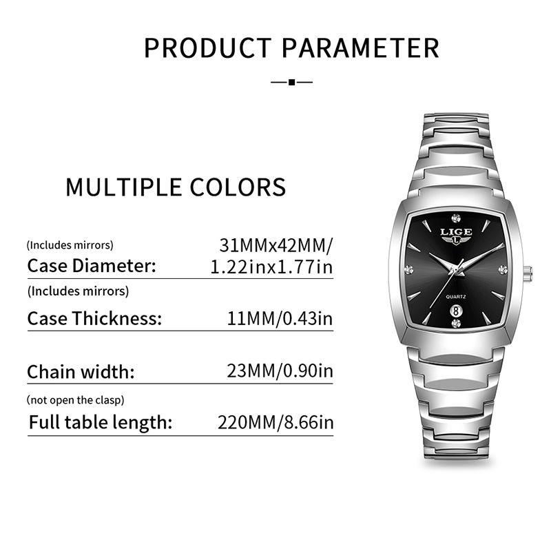 LIGE Watch women Business Luxu - Luxury Watch recension och pris