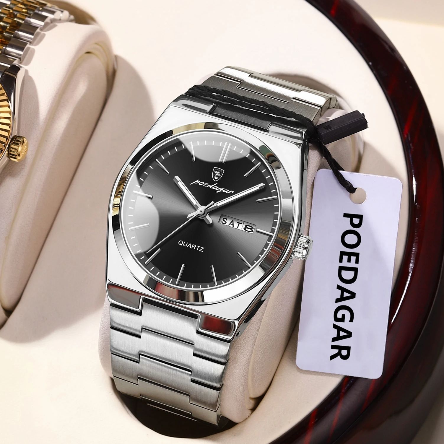 POEDAGAR Luxury Men's Quartz W - Luxury Watch Hublot recension och pris