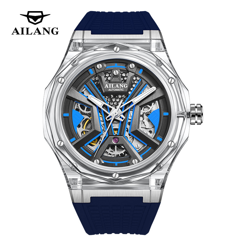AILANG Brand Sports Men Mechan - Luxury Watch Rubber Strap recension och pris