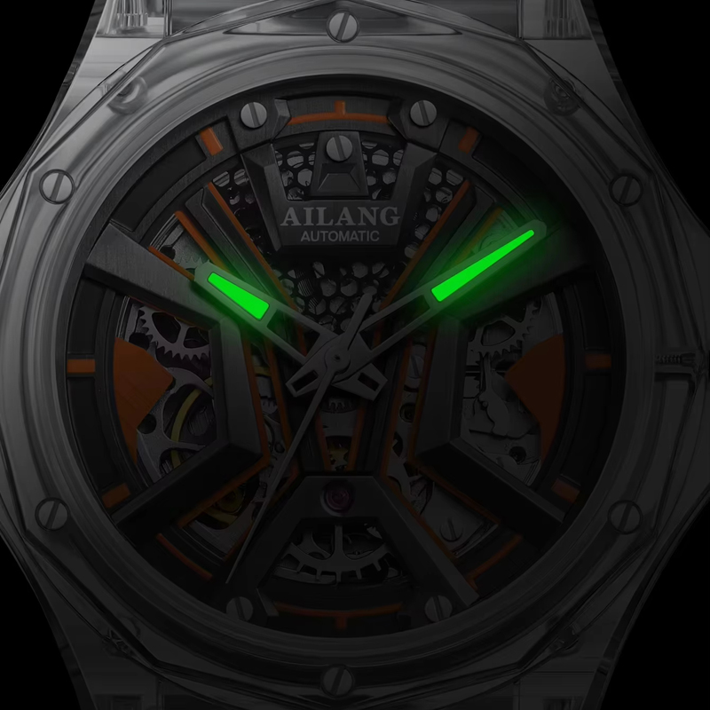 AILANG Brand Sports Men Mechan - Luxury Watch Rubber Strap recension och pris