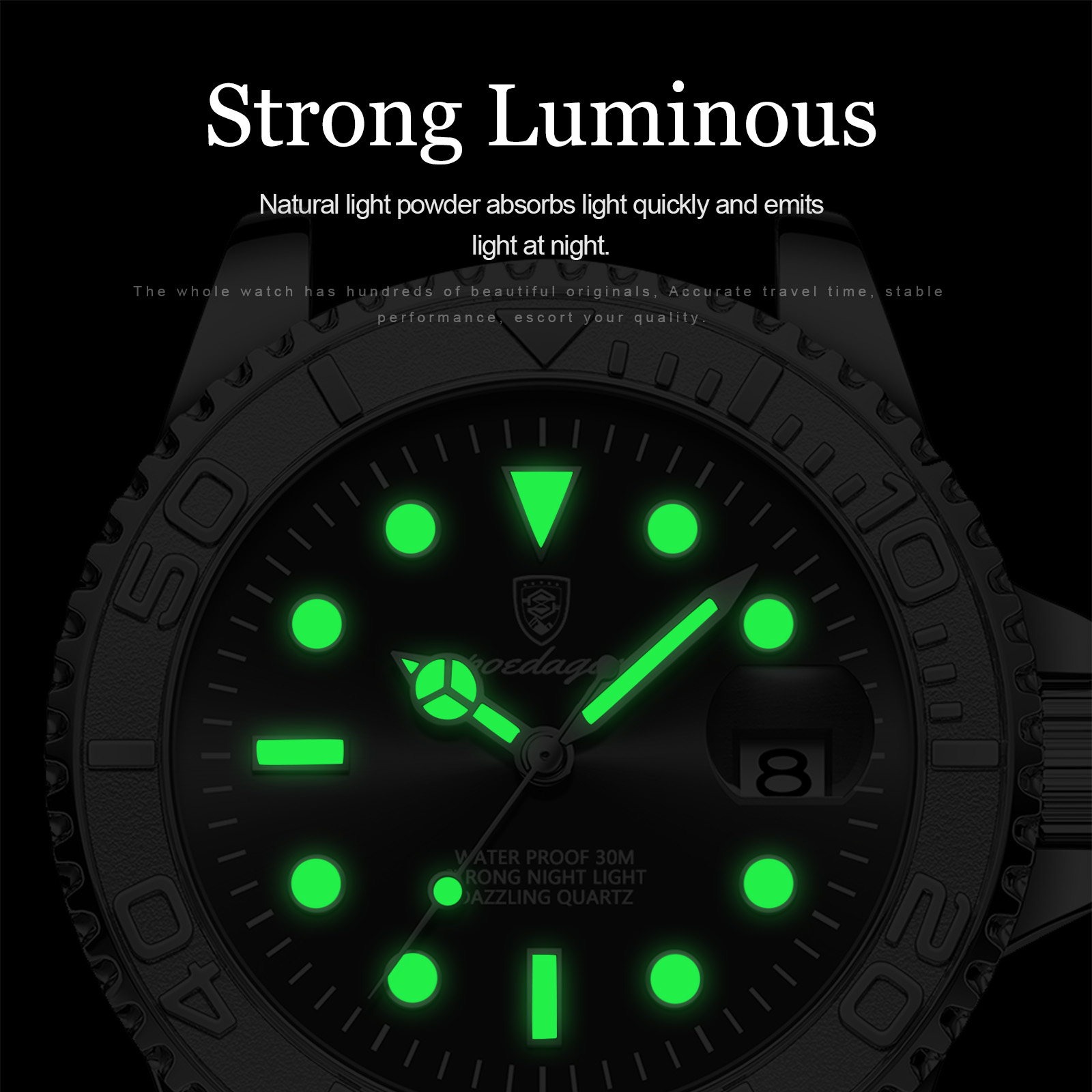 POEDAGAR Top Luxury Man Watch  - Luxury Watch Hublot recension och pris