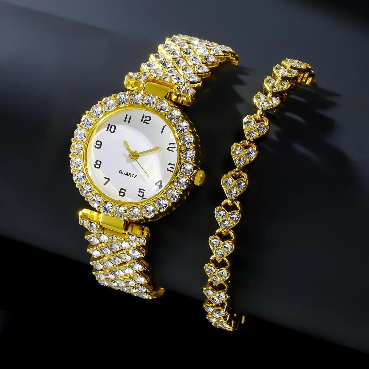 1pcs/2pcs Luxury Fashion Women - Luxury Watch For Girls recension och pris
