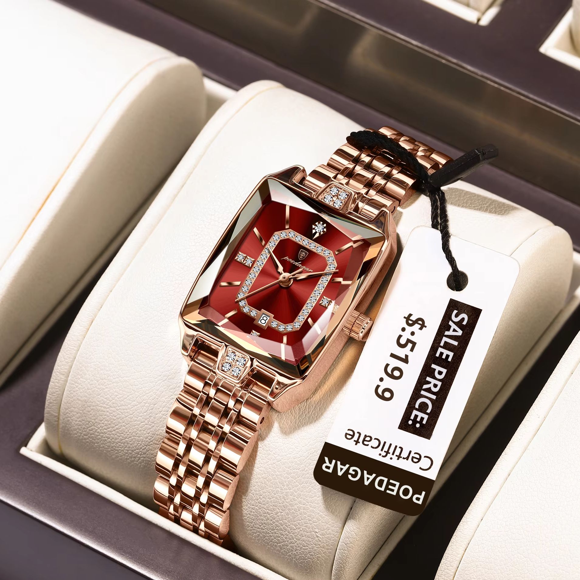 POEDAGAR Fashion Elegant Women - Luxury Watch For Girls recension och pris