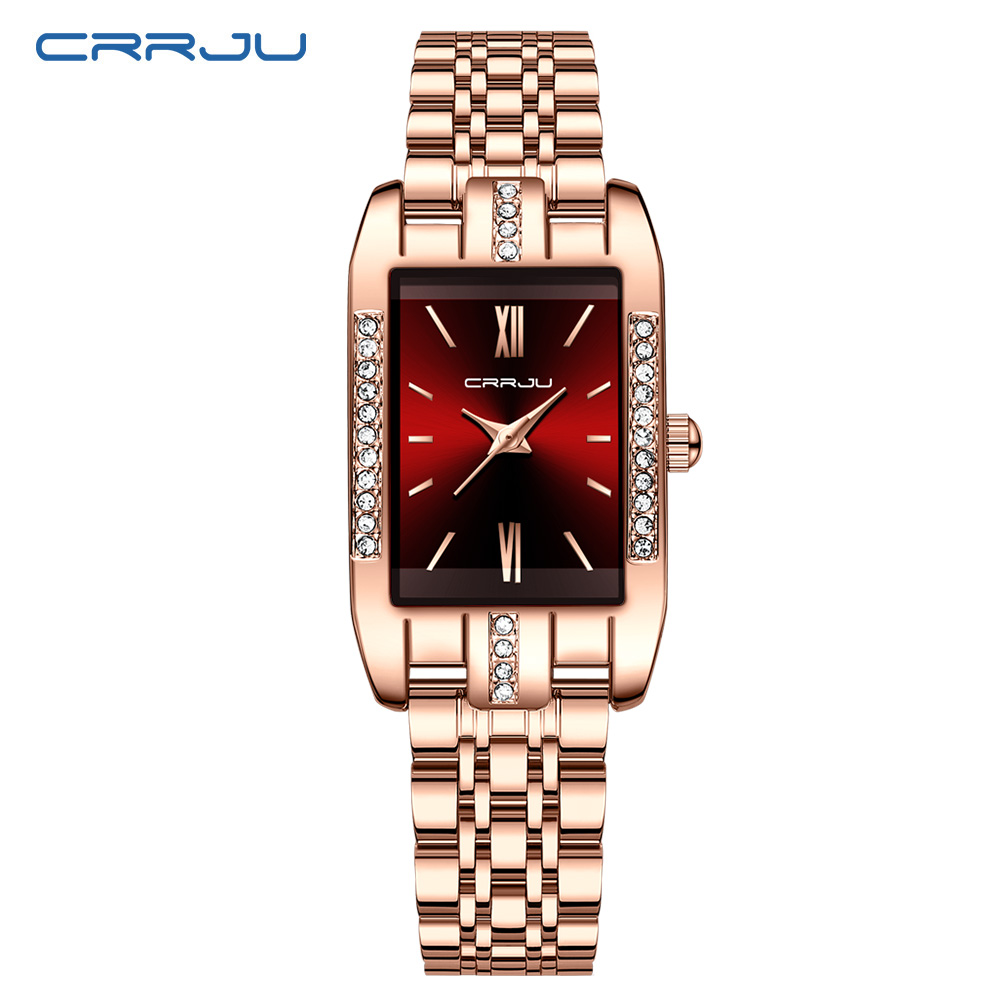 CRRJU Luxury Square Watch for  - Luxury Watch For Girls recension och pris