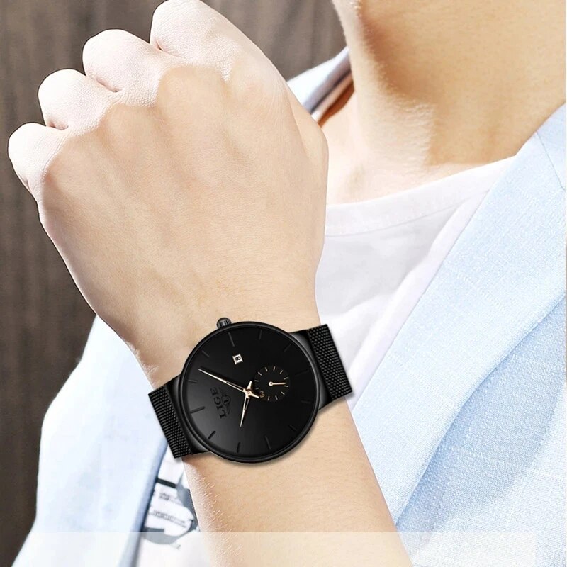 LIGE Fashion Mens Watches Top  - Zen Luxury Watch recension och pris