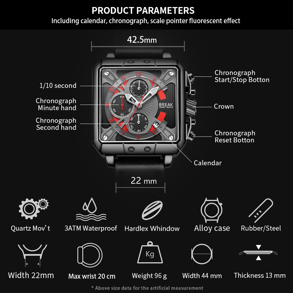 New Luxury Top Brand Chronogra - Luxury Watch Rubber Strap recension och pris