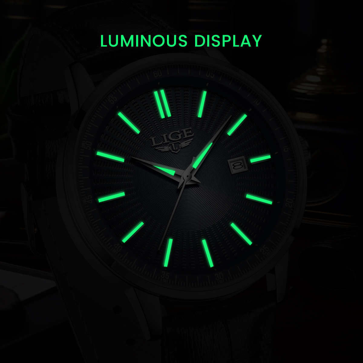 LIGE Top Brand Luxury Men's Wa - Zen Luxury Watch recension och pris