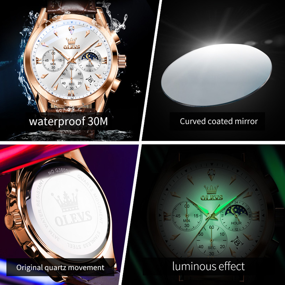 OLEVS Brand New Fashion Quartz - Zen Luxury Watch recension och pris